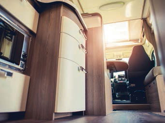 global adhesive power for RV interiors